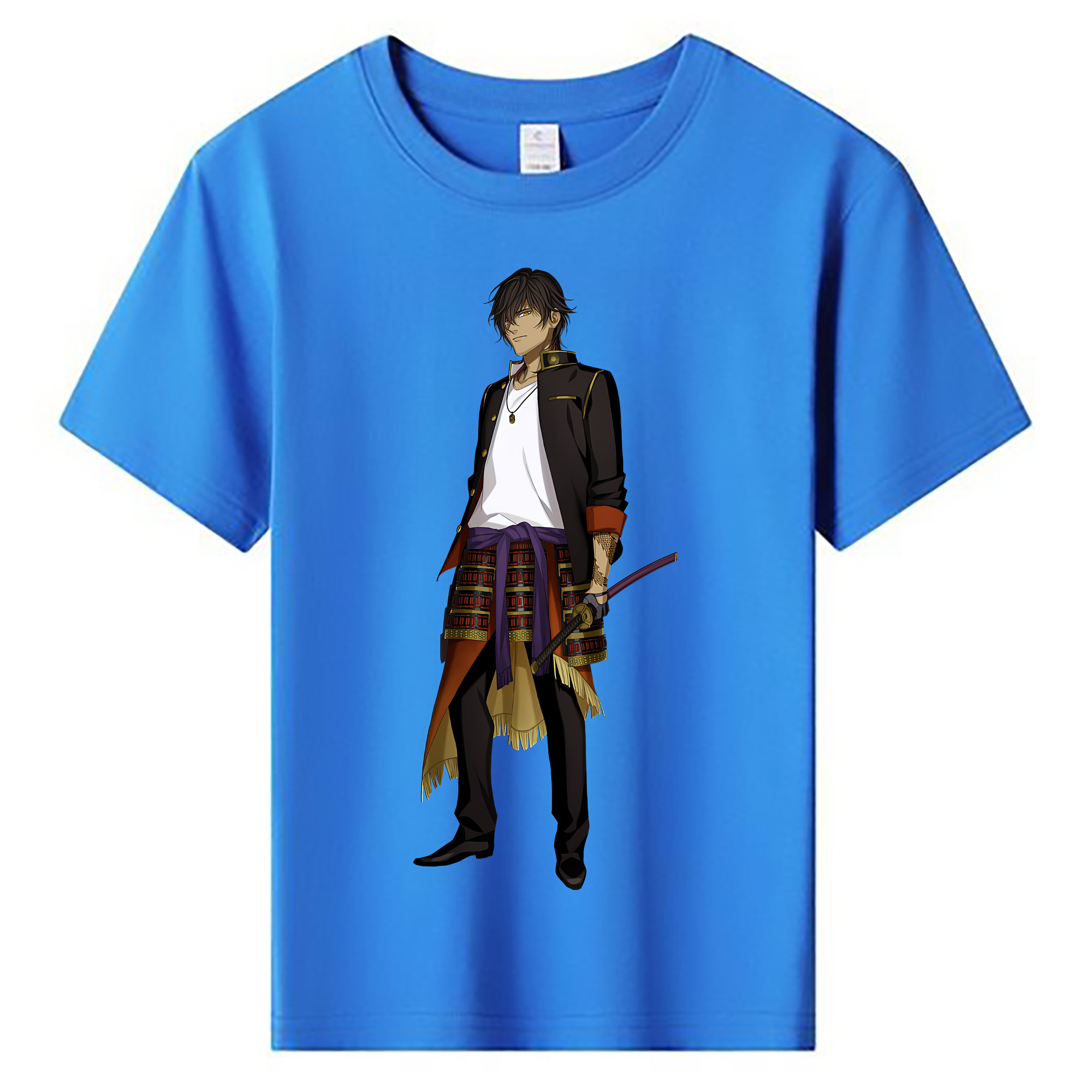 （画像用） 刀剣乱舞 Touken Ranbu 綿100％キッズTシャツ（フロントプリント）